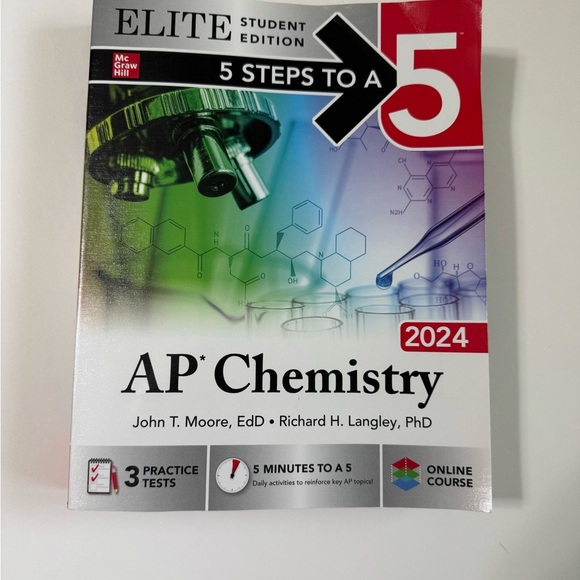 McGraw Hill AP Chemistry 2024 Study Guide test preparation for exam - Picture 1 of 7